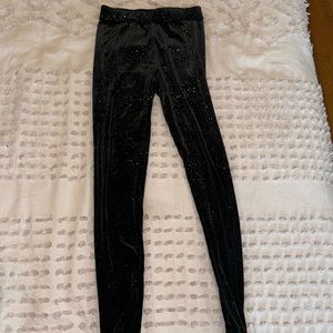 Like new j.crew cute SPARKLY black leggings! Size 10 girls